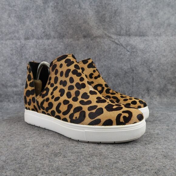 Steve Madden Shoes Womens 8.5 Sneaker Fashion Platform Slip On Caprice Leopard - Picture 1 of 13